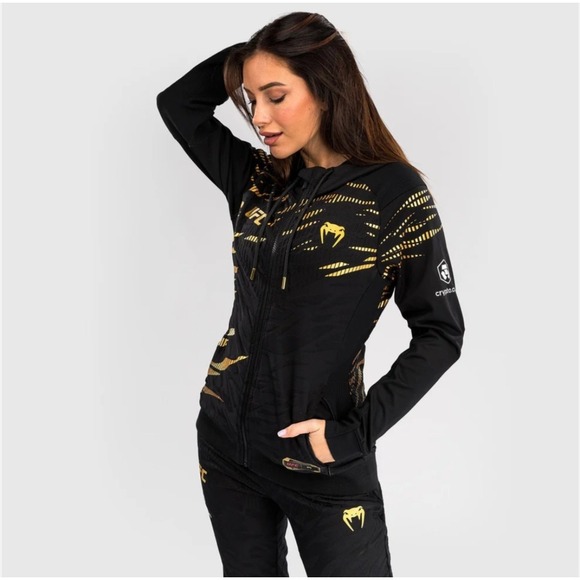 UFC Fusion by Venum Womens Authentic Fight Night Walkout Hoodie Size Medium NWT - Picture 1 of 14